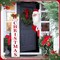 Christmas Porch Sign Merry Christmas Hanging Decor 42'' Rustic Vertical Welcome Wooden Sign(Merry Christmas)42"L x 8.07"W